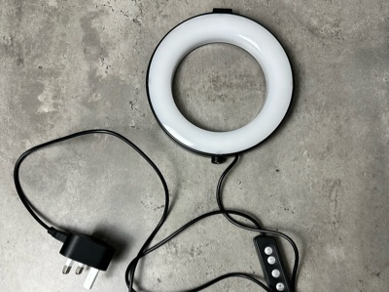 6” ring light with white & warm yellow (rgb mode)