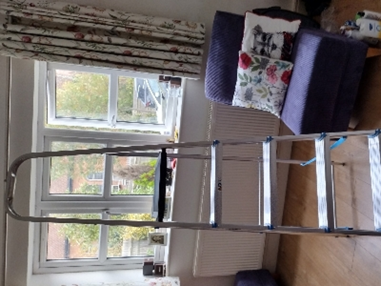 6 tread aluminium step ladder