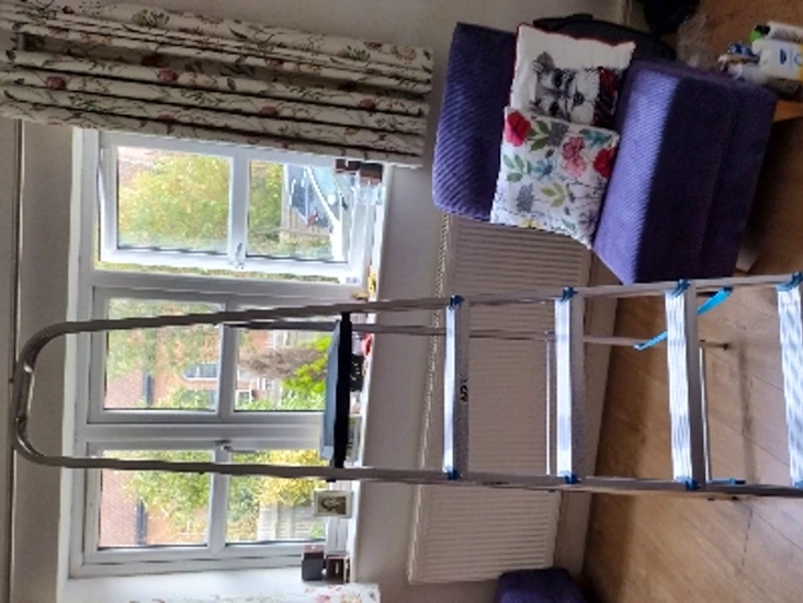 6 tread aluminium step ladder