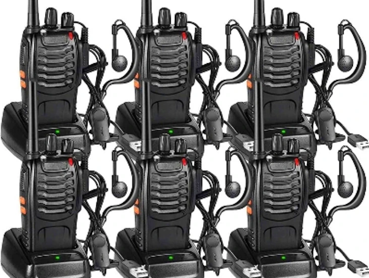 6 walkie talkie rent
