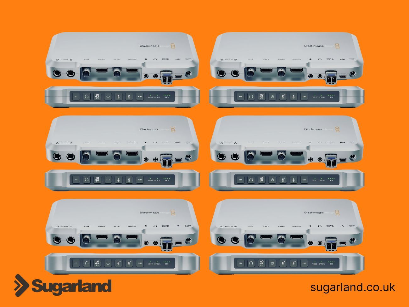 6 x blackmagic design atem camera converters