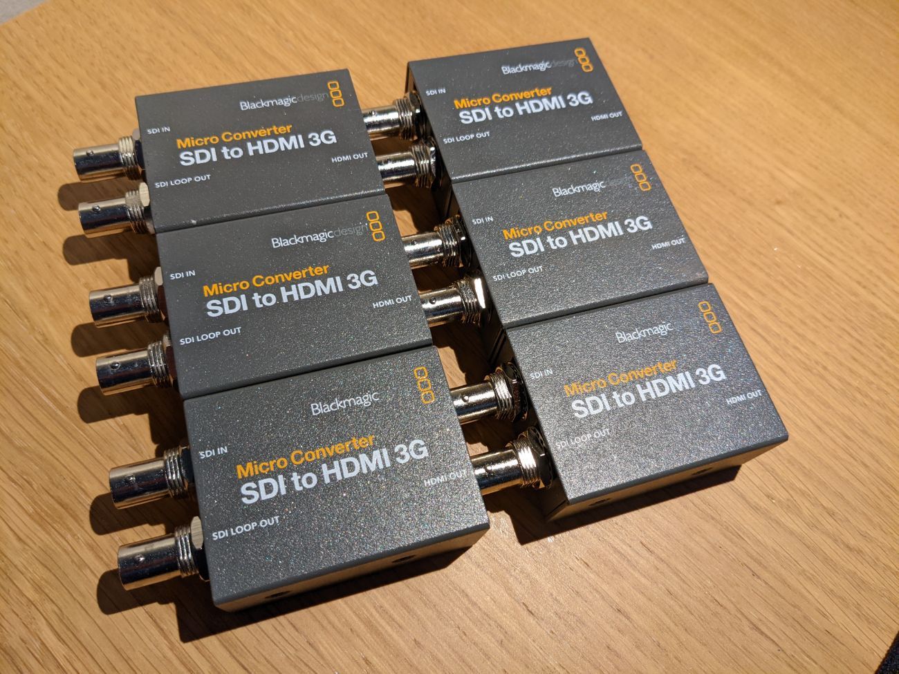 6 x blackmagic sdi to hdmi micro converter 3g