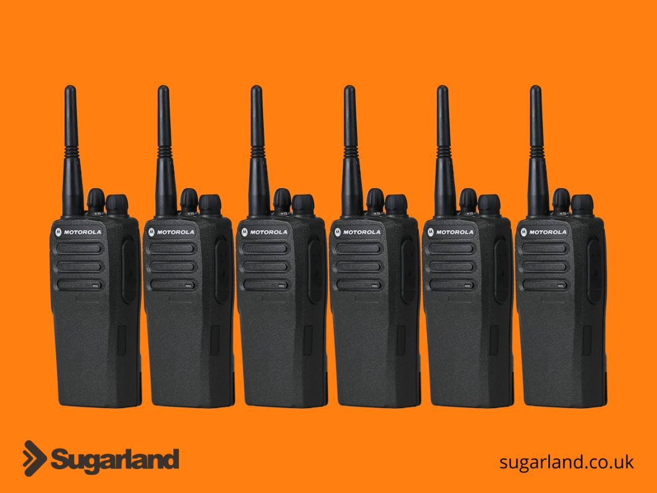 6 x motorola dp1400 two-way radio (walkie talkie)
