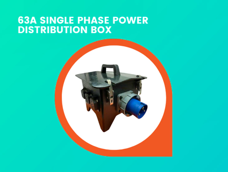 63a single phase power distribution box