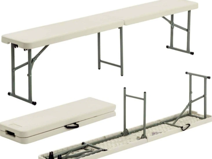 6ft folding benches x5.