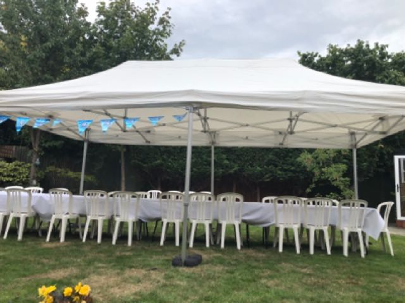 6x3m mini marquee - white canopy