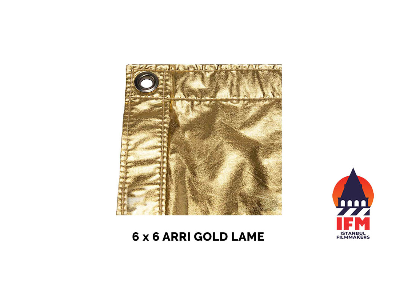 6x6 arri gold lame textile reflector