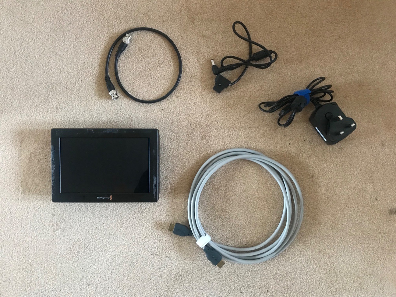 7" monitor and recorder - blackmagic video assist 4k
