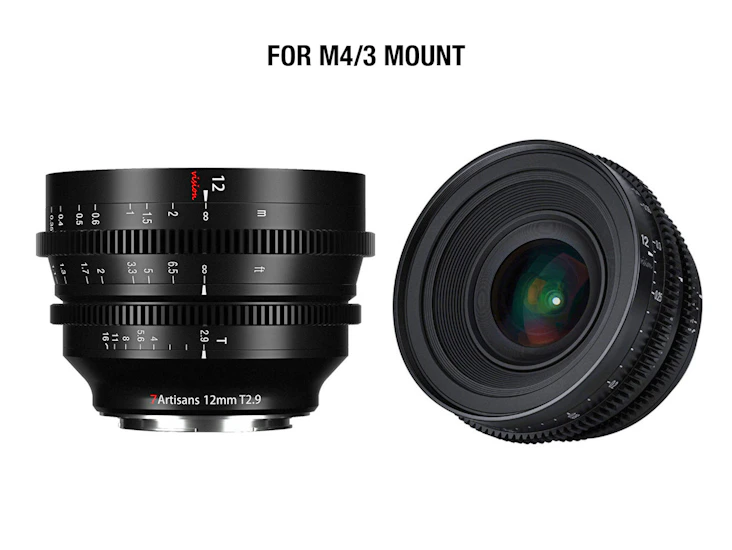 7artisans 12mm t2.9 cine lens (m43 mount)