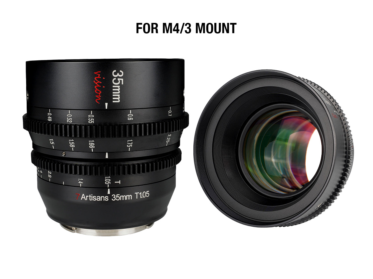 7artisans 35mm t1.05 cine lens (m43 mount)