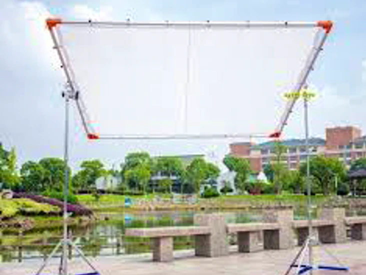 8' x 8' butterfly kit with silk, silent grid cloth, solid and stands.