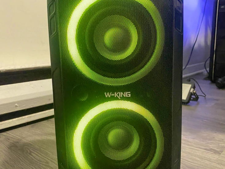 80w bluetooth speaker loud, super rich bass 105db sound