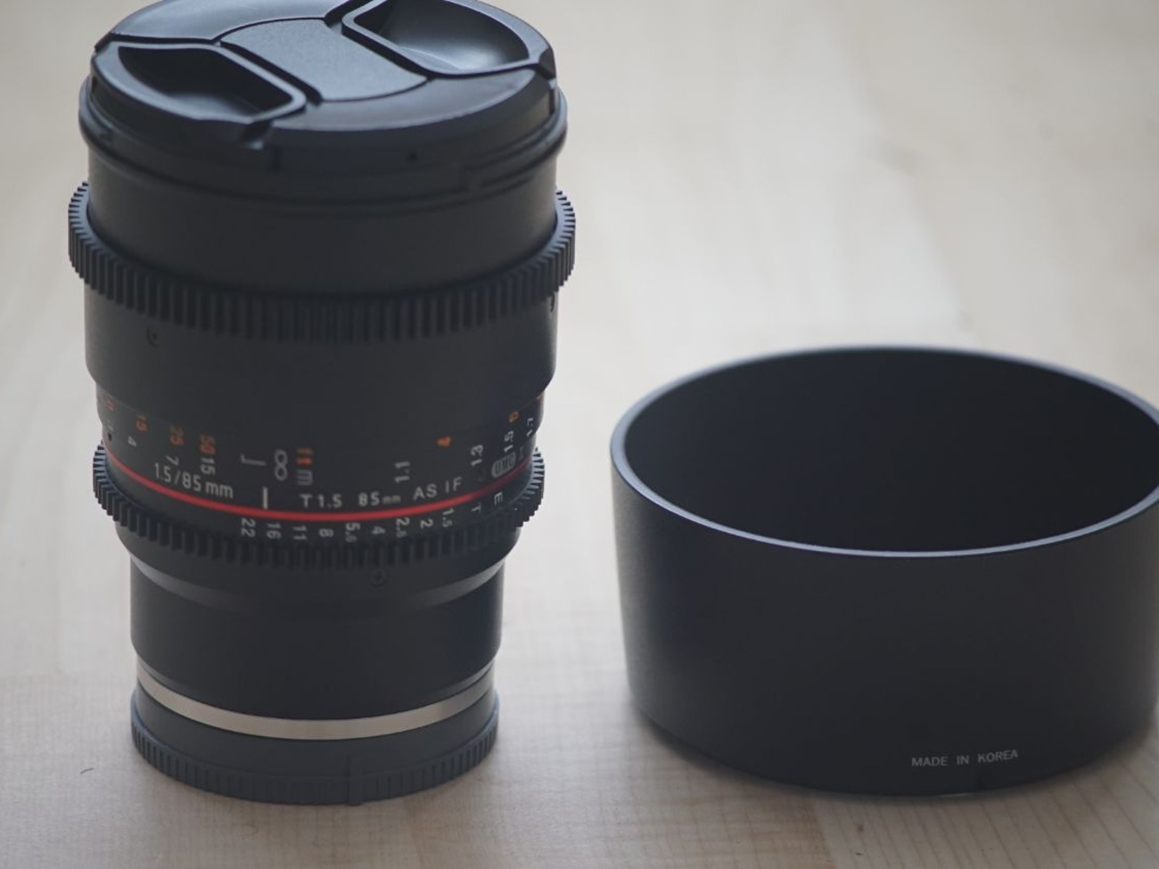85mm t1.5 samyang cine lens sony e mount