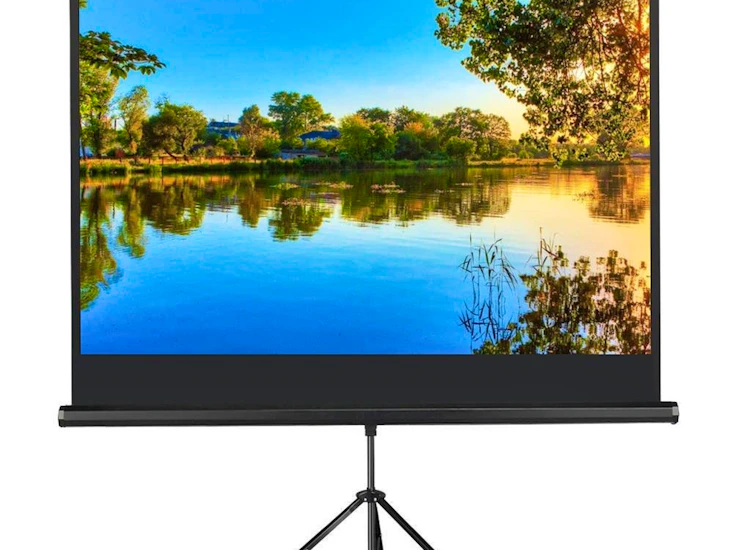86in adjustable projection screen with stand tripod