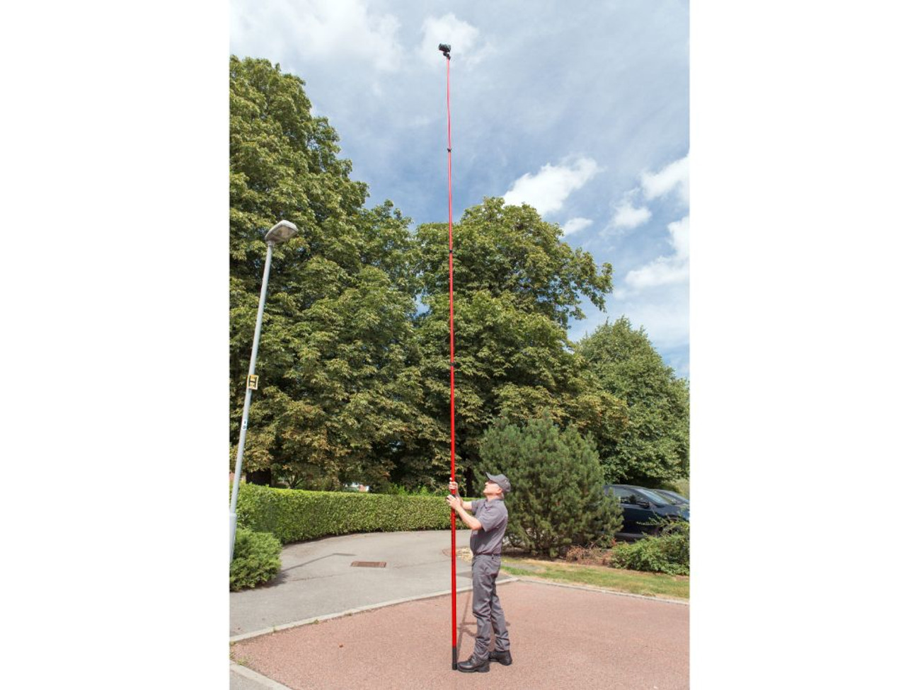 8m camera pole for elevated photography