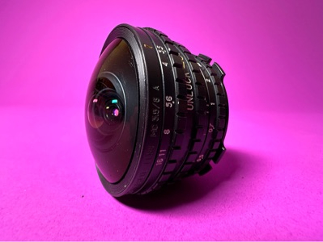 8mm fisheye lens t3.5
