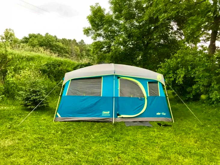 8-person coleman tent