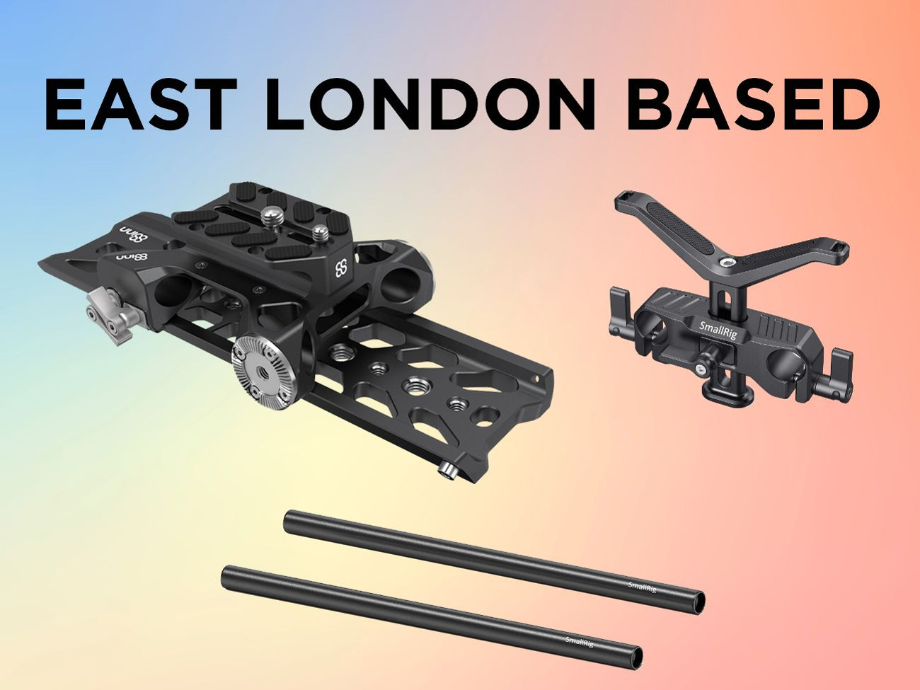 8sinn 15mm baseplate with smallrig lens supports (hackney, east london)