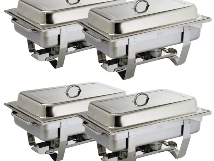 8x chafing dishes