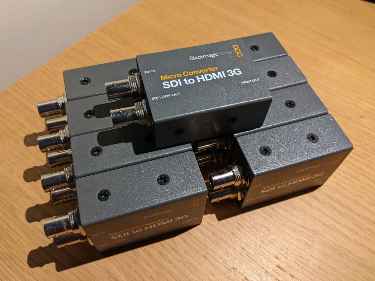 9 x blackmagic sdi to hdmi micro converter 3g