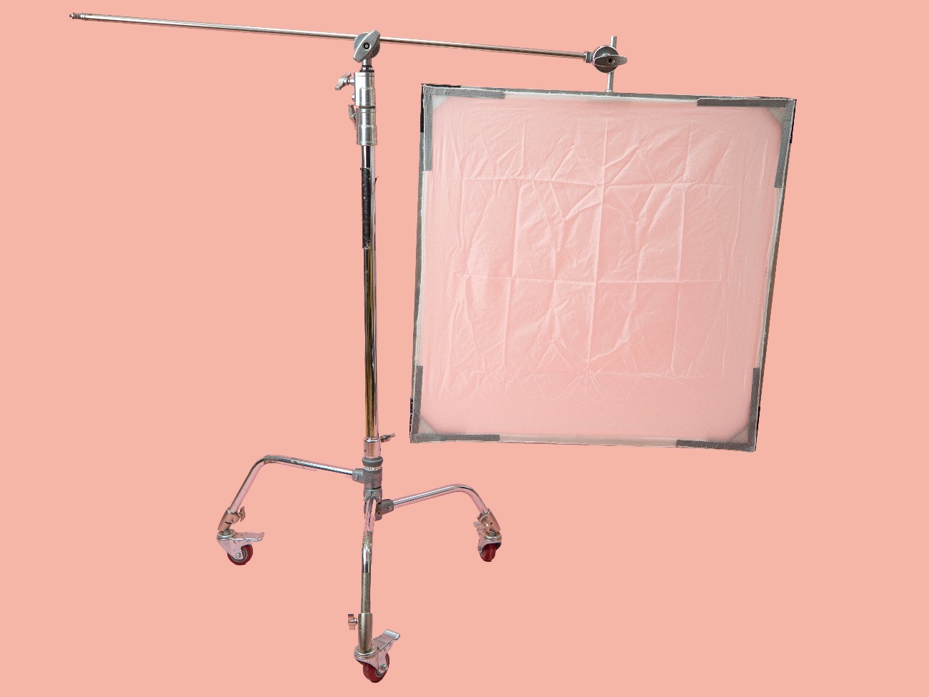 90 x 90cm aluminium gel frame with silk diffusion cloth
