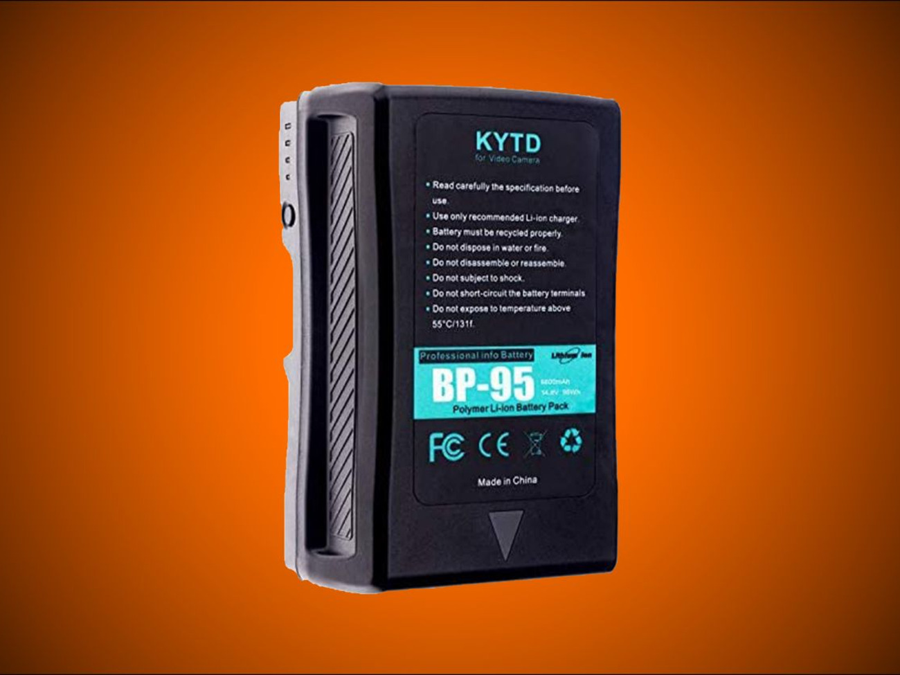 95wh (6600mah 14.8v) v mount lock battery