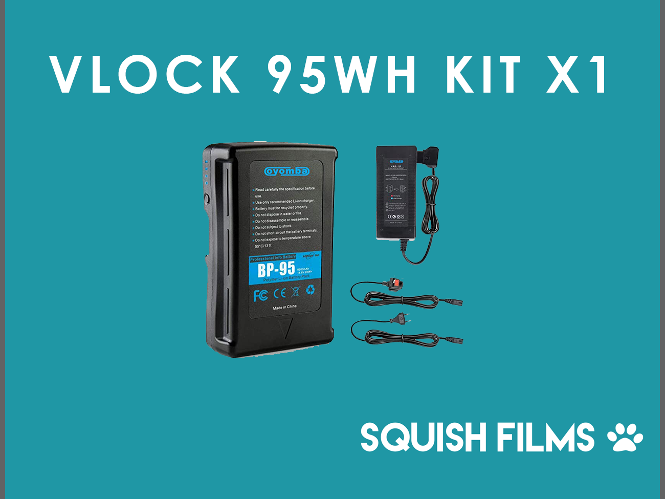 95wh v-lock battery and charger 