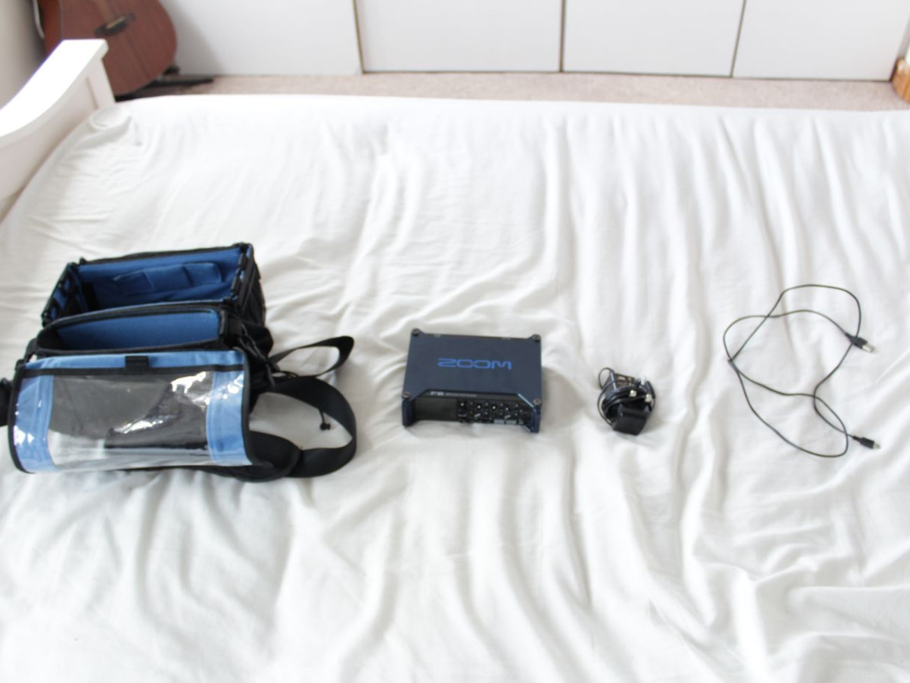 A full sound recording kit for tv, film and radio.