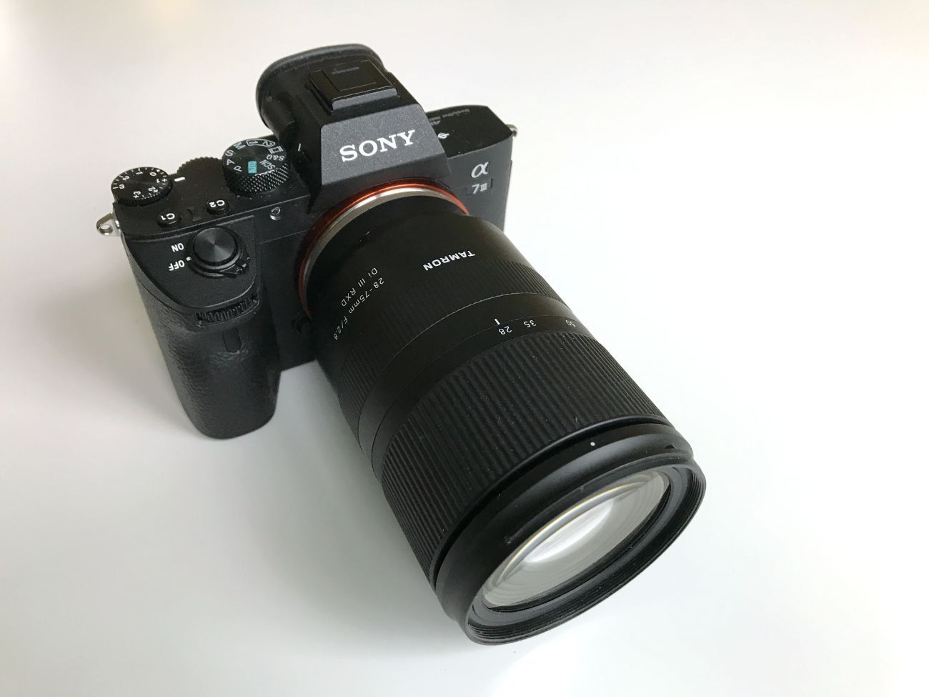 A7iii camera package - tamron 28-75mm + tripod + lav mics