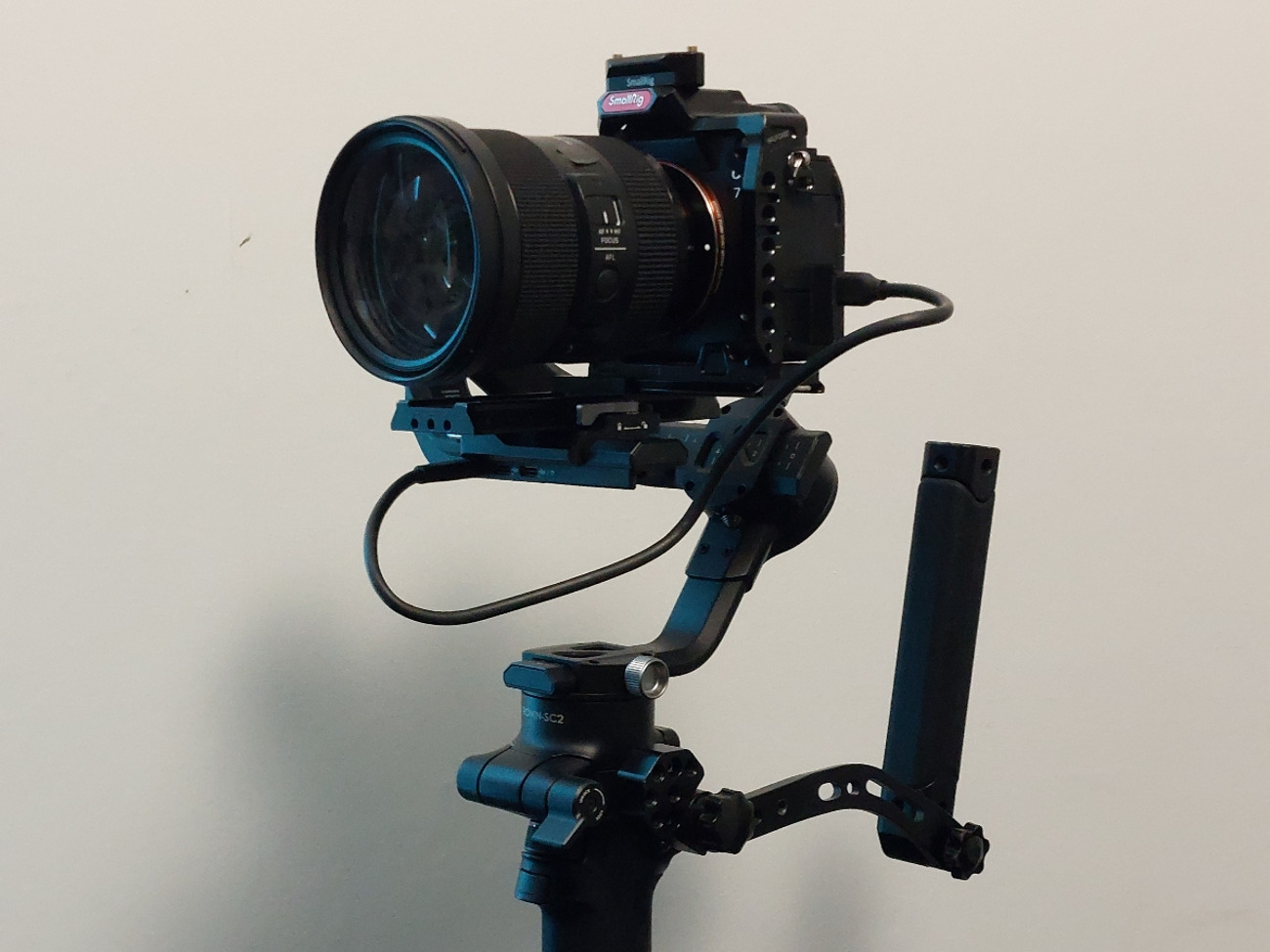 Sony a7siii, 24-70 f2.8, ronin kit with mic and monitor 