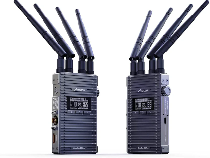 Accsoon cineeye 2s pro (sdi + hdmi) (1200 ft range) wireless video transmitter + receiver