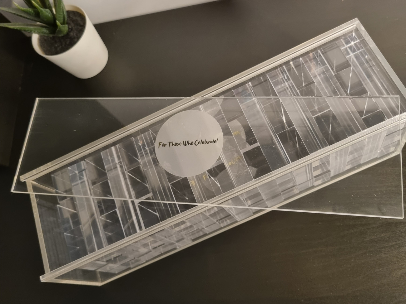 Acrylic jenga game