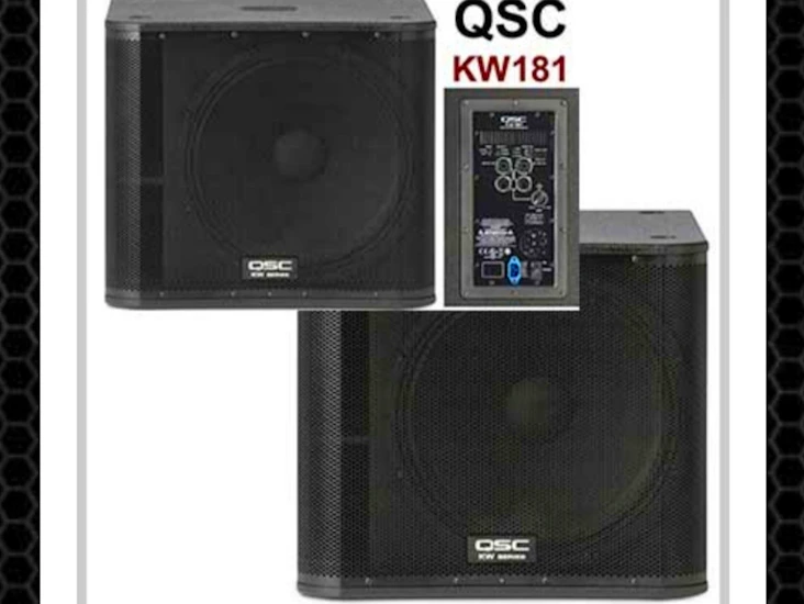 Active bass qsc k181 speaker