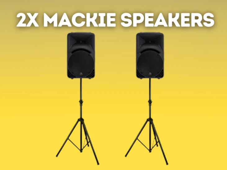 Active powered speaker - 2x mackie srm 450 v3 2000w