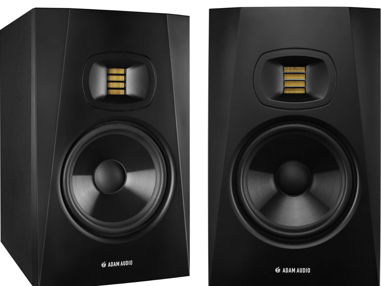Adam t7v active studio monitor (set of two)+ stands