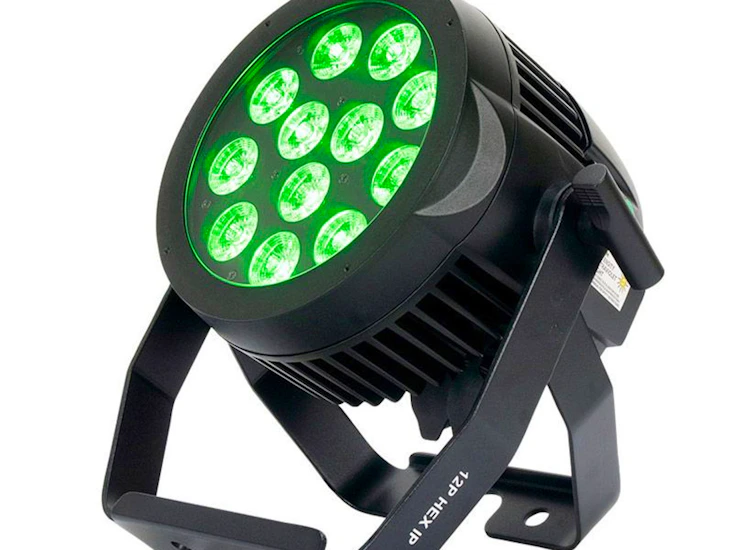 Adj 12p hex ip outdoor led par, uplighter, stage light