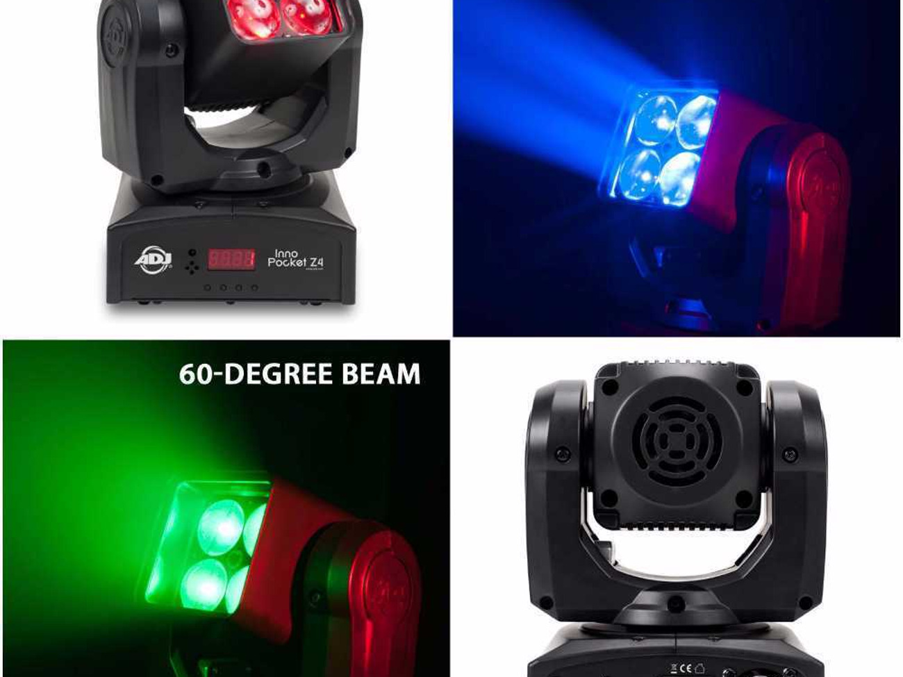 Adj inno pocket z4 dj lights (pair)