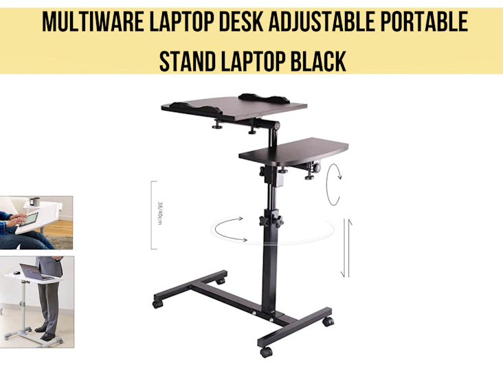 Adjustable portable table desk stand for laptop