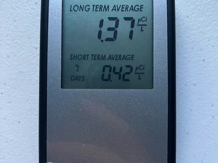 Airthings radon detector