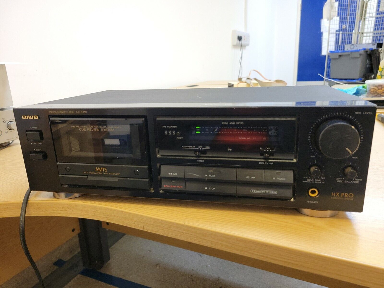 Aiwa ad-f410 stereo cassette deck
