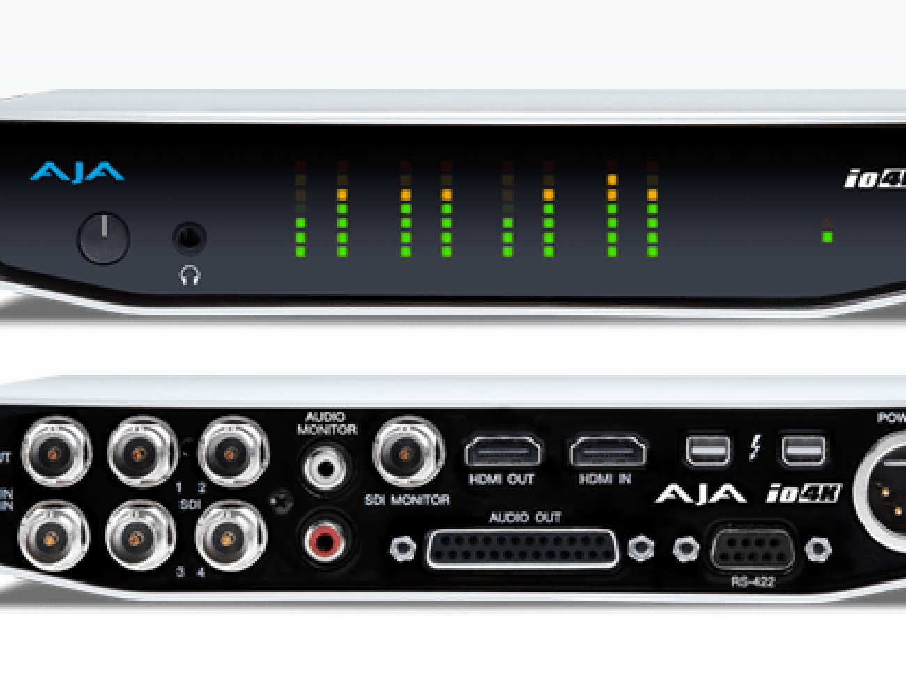 Aja io 4k sdi and hdmi thunderbolt ingest device