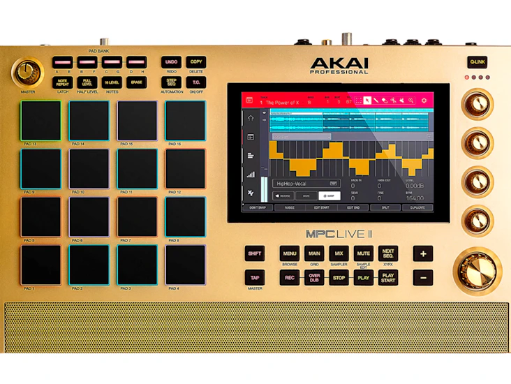 Akai professional mpc live ii controler gold (launchpad)