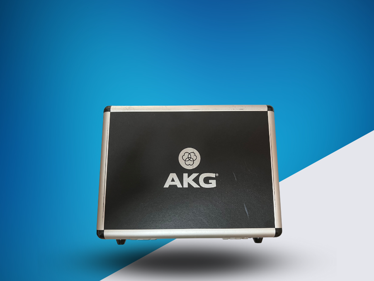 Akg c214 condenser microphone kit with accessories