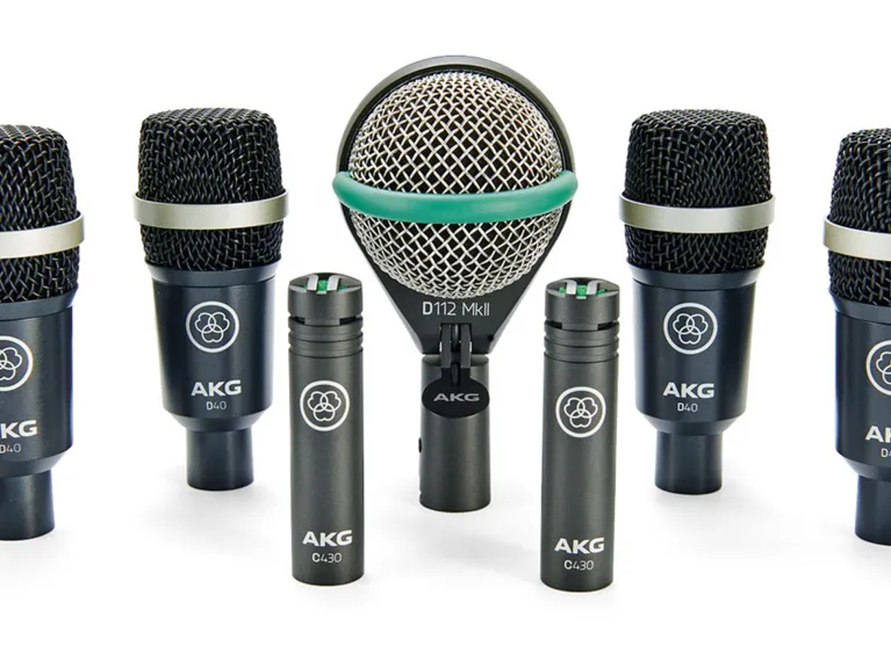 Akg concert drum mic set 7 piece