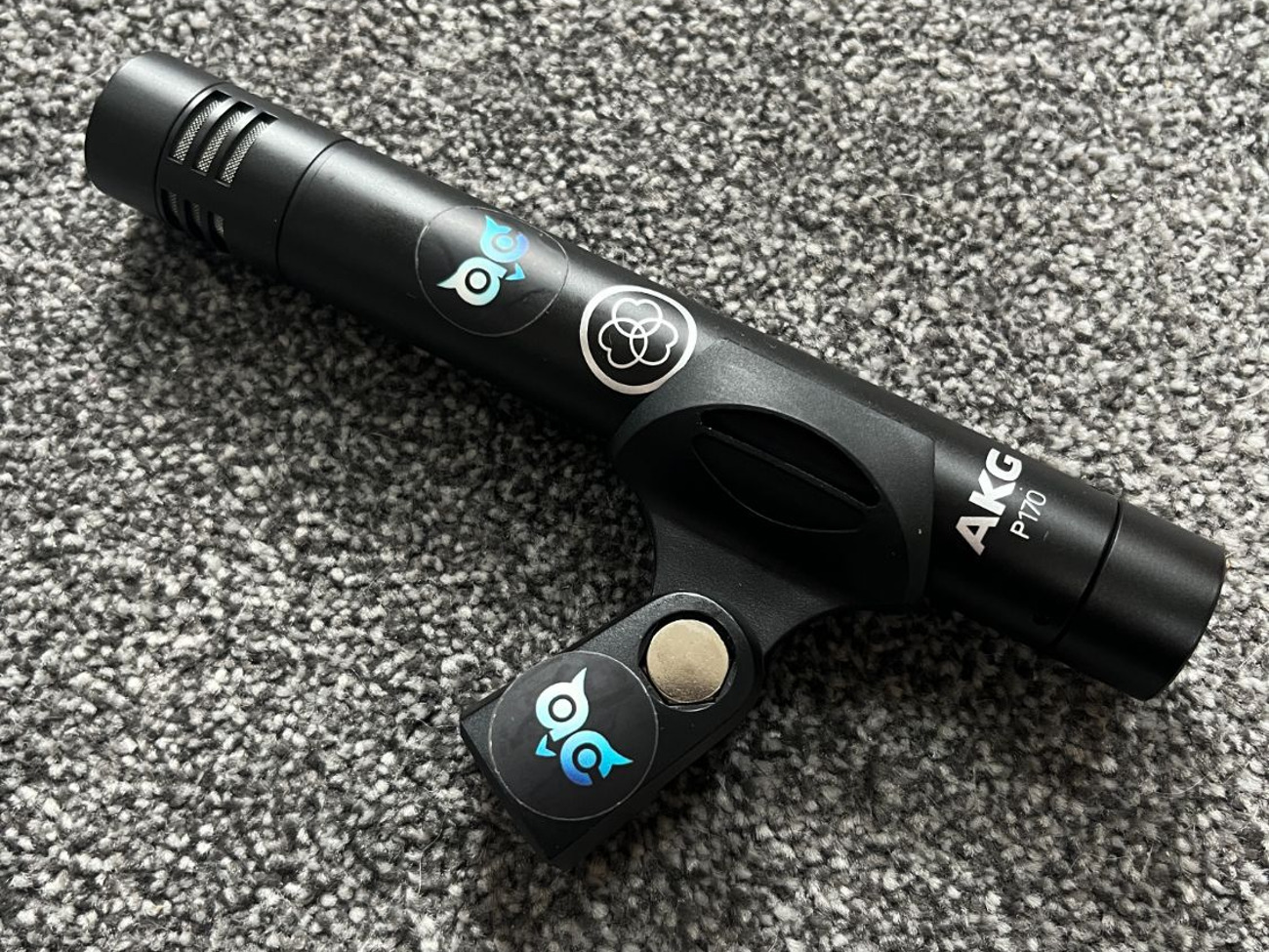 Akg p170 high-performance instrumental condenser microphone