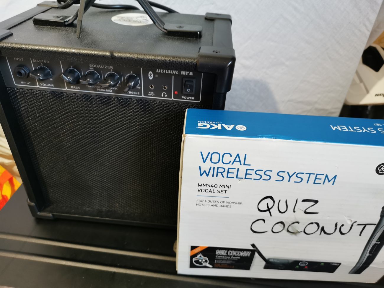 Akg wms40 mini wireless vocal system & amp