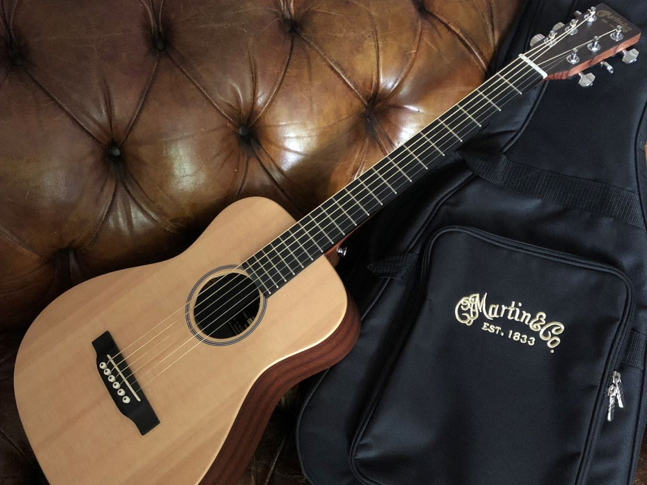 Alex trimble's martin lx1 little martin acoustic guitar