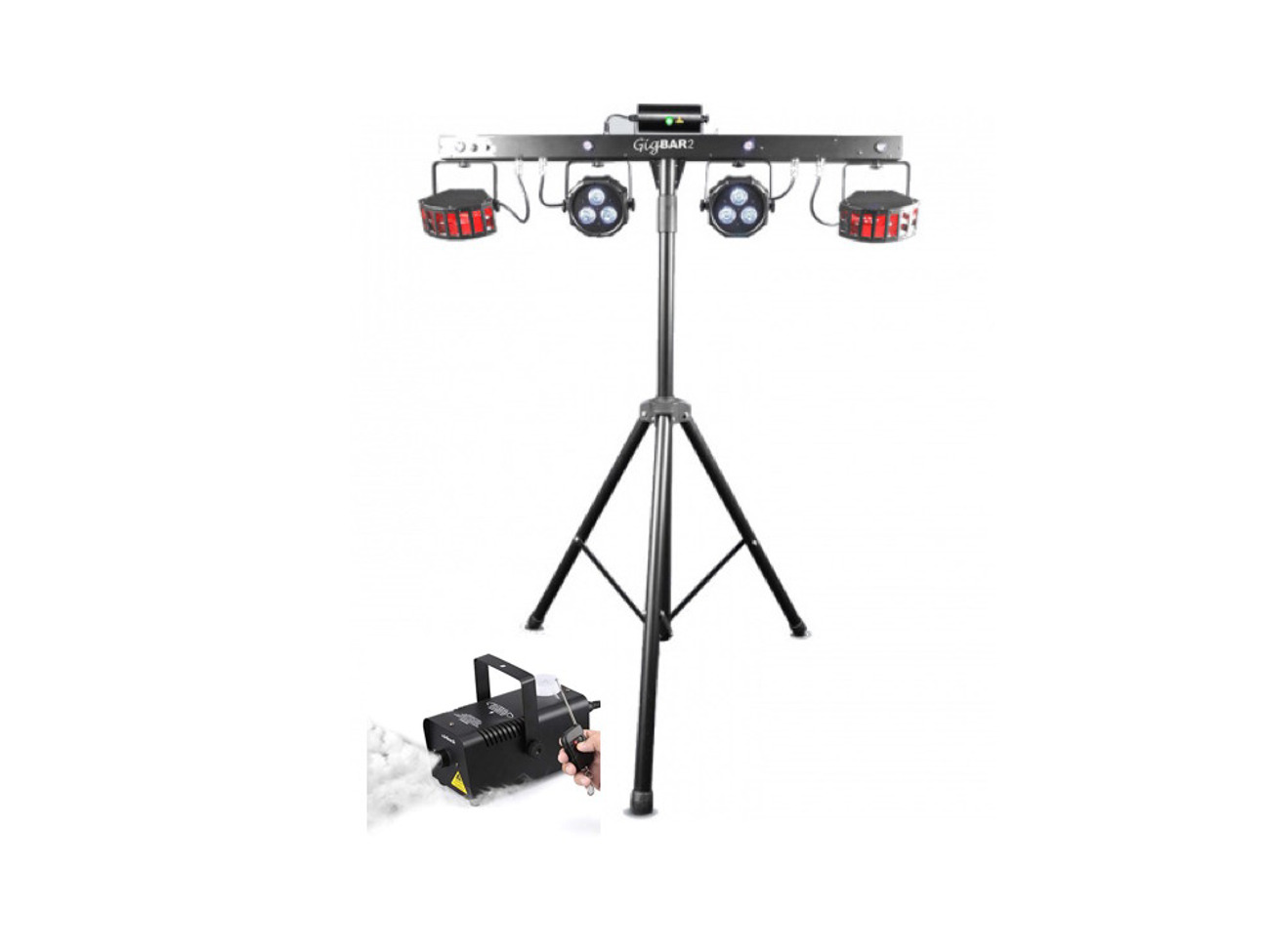All in one party lighting system + smoke machine