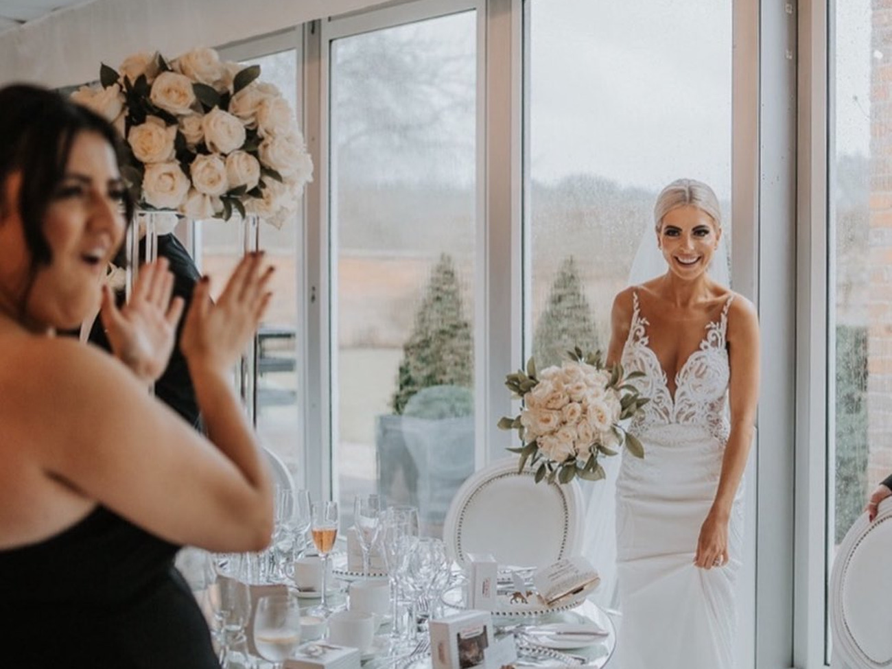 All white wedding package 
