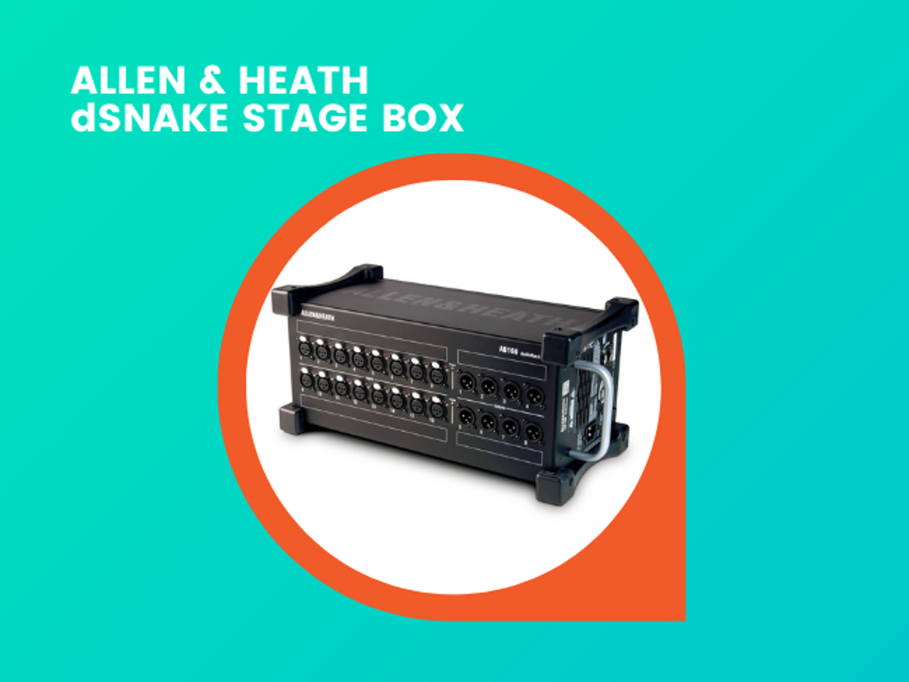 Allen & heath ab168 dsnake stage box